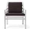 купить Кресло с подушками Nardi ARIA BIANCO caffe 40330.00.165.165 (Кресло с подушками для сада и терас) в Кишинёве 