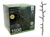 Luminite de Craciun "Ramura" 1500LED extra alb-cald, 30m, 8reg