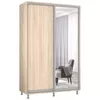 cumpără Dulap Mobildor-Lux Aron-P 1.0m-1.8m uși glisante din oglindă și PAL (180x60x220H cm) Sonoma în Chișinău 