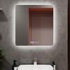 cumpără Oglindă baie Bayro Moon 700x800 LED tactil, neutru, încălzit, ceas, termometru în Chișinău 