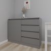 купить Комод Smartex (16069) Т2 80cm Grafit в Кишинёве 