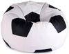 купить Кресло-мешок BeanBag BM6015, Mяч из экокожи Ares, L, белый с черным в Кишинёве 