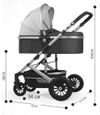 cumpără Сărucior pentru copii 4Play AT81 Peach Grey în Chișinău 