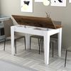 cumpără Masă Hanah Home Kiev 511 White/Walnut în Chișinău 