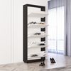 cumpără Raft pentru încălțăminte Mobildor-Lux Leo 90x27x203H cm Anthracite/White în Chișinău 