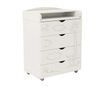 cumpără Comoda de infășat Eucalyptus DSK-J701 Jiraffe80 Alb în Chișinău 