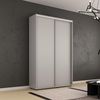 купить Шкаф Mobildor-Lux Compact uși glisante PAL fără ornament (160x45x240H cm) Grey в Кишинёве 