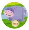 купить Игрушка Viga 50838 Discovery Puzzles Wild Animals в Кишинёве 