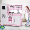 cumpără Bucătărie și veselă de jucărie Richi (63277) Bucatarie din lemn pentru fetite, cu sunete si lumini în Chișinău 