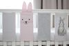 купить Бортик для кроватки Veres 154.05.11 Комплект Фэнс-бампер 6ед. Summer bunny pink 30*17 в Кишинёве 