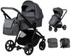 купить Детская коляска Tutis 2in1 MIO PLUS Leather 2/1 Dark Grey 021 (1232021) в Кишинёве 