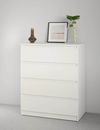 cumpără Comodă MebelStar NEO 4S 80x43x98 White (MBS-1070) în Chișinău 