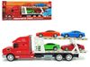 Jucarie masina camion 1:24, cu 4 masini