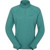 cumpără Îmbrăcăminte sport Rab Tricou dame Sonic LS Zip Eucalyptus 12 (QBL-04-EUC-12) în Chișinău 