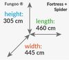 cumpără Teren de joacă Fungoo FORTRESS Spider+ teak painted în Chișinău 