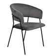 купить Стул Evelin di Costacurta YTC-097B, UF BLU-14 (Dark grey) в Кишинёве 
