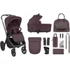 купить Детская коляска Kikka Boo 31001020173 Carucior 2in1 Goya Platinum Merlot в Кишинёве 