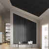 Riflaj decorativ din lemn Akupanel Black Ash