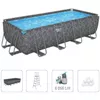 купить Бассейн каркасный Bestway 561KABW Rectangular APX 365 549x274x132cm, 16477L, carcas metal в Кишинёве 