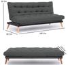 купить Диван Trendy Saki Gri inchis, extensibila (3 locuri) в Кишинёве 