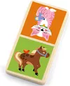 купить Настольная игра Viga 51306 Domino Farm Animals в Кишинёве 