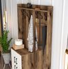 купить Мебель для прихожей Trendy Berlin BC, Nuc, Alb 120x200x35cm (GTR001353) в Кишинёве 