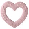 Грызунок силиконовый BIBS Bitie Heart Pink Plum 