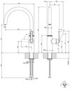 купить Смеситель кухонный Gessi 60940-761 Coffee Bronze Br PVD в Кишинёве 