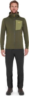 купить Одежда для спорта Rab Jacheta barbati Superflux Hoody Army M (QFG-13-ARM-MED) в Кишинёве 