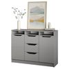 купить Комод MebelStar 1200 LILU 121x40x89 Grey (MBS-1335) в Кишинёве 