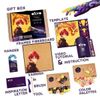 купить Набор для творчества Okto 20039 Tablou 3D cu plastilină ușoară 29x29сm Manga, Foc в Кишинёве 