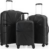 купить Чемодан CCS 5264 Set Black в Кишинёве 