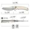купить Нож походный Civivi C24050-2 Sixgill, lamă Nitro-V, G10, Crossbar Lock в Кишинёве 