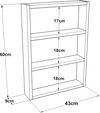 купить Полка декоративная Trendy PR1-AN 43x60x9cm (GTR005433) в Кишинёве 