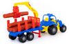 cumpără Mașină Полесье 44815 Jucarie tractor Krepis cu lemne B 2fel în Chișinău 