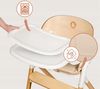 купить Стульчик для кормления Lionelo Celia 3in1 White Natural Wood в Кишинёве 