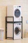 cumpără Accesoriu pentru baie Hanah Home C7 Black (стеллаж для стиральной машины) în Chișinău 