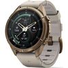 cumpără Ceas inteligent Garmin Fenix 9 Pro, 43mm, inReach, Gold, Lthr White bd (010-04335-41) în Chișinău 
