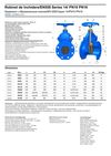 купить Задвижка чугунная D.250 PN16 обрезиненный клин EN558 (Serie 14) (L=250 мм) (12 отверстий)  WATO в Кишинёве 