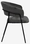 купить Комплект стол и стулья Evelin di Costacurta стол DT 404-3B + 3 стула YTC-097B Dark grey в Кишинёве 