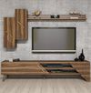 cumpără Set mobilă living Trendy Beril, Nuc 180x40x37cm în Chișinău 