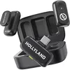 купить Микрофон Hollyland LARK A1 DUO USB-C (Black) в Кишинёве 