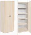 cumpără Dulap de birou Tisam Шкаф книжный закрытый 2-дверный 802х403х1816мм (0631) în Chișinău 