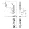 Talis Select M51 Кухонный смеситель однорычажный, 300, с вытяжным изливом, 1jet