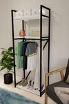 купить Вешалка для одежды Fabulous Metal Coat Stand White/Black в Кишинёве 