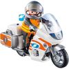 cumpără Set de construcție Playmobil PM70051 Emergency Motorbike în Chișinău 