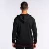 FINAL SALE - Hanorac JOMA - TIGER V ZIP-UP HOODIE BLACK BURGUNDY 