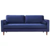 cumpără Canapea Trendy Roma Albastru Marin, 90x70x215cm (3 locuri) în Chișinău 