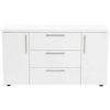 купить Комод Mashtab S12312 Madrid 3 sertare Alb Dublă (1200x430x800) в Кишинёве 