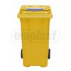 купить Бак мусорный 240 л на колесах (желтый) UNI в Кишинёве 